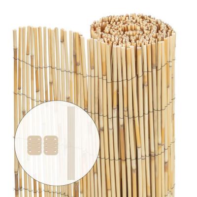 VOUNOT  Canisse en roseau naturel Brise vue avec attaches de fixation 100x300cm 