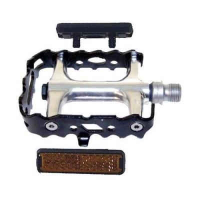 VP  Mtb Reflector Pedals Noir,Argent&eacute;