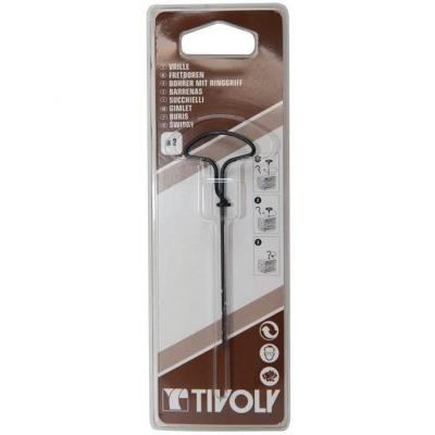 TIVOLY Vrille pour le bois  - Longueur 115 mm - Diam&egrave;tre 3 mm