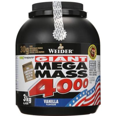 Giant mega mass 4000 gainer proteine weider - vanille