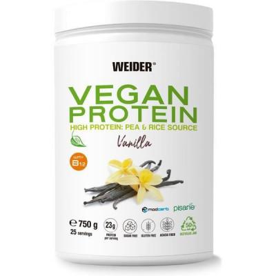 WEIDER  Vegan Protein 750 Gr - Formula Mejorada Sabor Vainilla
