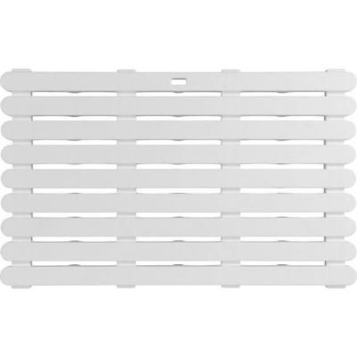  Wenko 22946100 caillebotis de douche blanc, plastique, 80 x 50 cm
