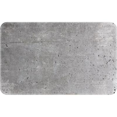 WENKO Tapis de baignoire antid&eacute;rapant design ciment Concrete - 70 x 40 - Gris
