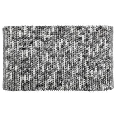 WENKO Tapis de bain design urdu - l. 60 x l. 90 cm - gris