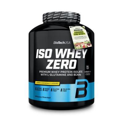 BIOTECH USA  Iso Whey Zero 1816g Lemon Cheesecake - Isolat&nbsp;de&nbsp;lactos&eacute;rum