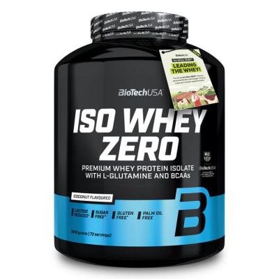 BIOTECH USA  Iso Whey Zero 1816g Coconut - Isolat&nbsp;de&nbsp;lactos&eacute;rum