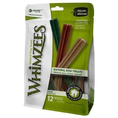 WHIMZEES  - B&acirc;tonnets Nature Dog Treats M pour Chien - x14