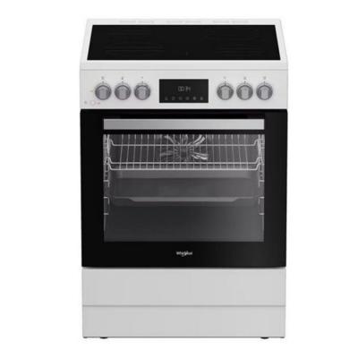 WHIRLPOOL Cuisini&egrave;re vitroc&eacute;ramique 72l 4 feux blanc -  - W6V8LCSW