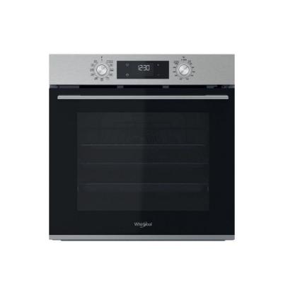 WHIRLPOOL Four int&eacute;grable multifonction 71l 60cm a pyrolyse et hydrolyse inox OMK58RUOX 
