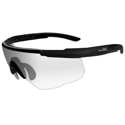 WILEY X Lunettes Saber Adv Clear Matte Black Frame Avec Sac - 