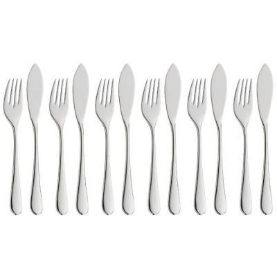 WMF Service &agrave; poisson MERIT 12 pi&egrave;ces Cromargan Protect argent