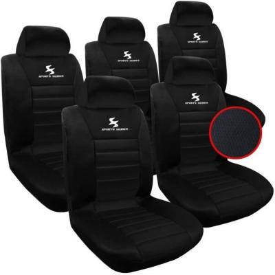 WOLTU  - 5 x Housse de si&egrave;ge Noir, Auto Housse de Voiture Universelle, AS7254-5