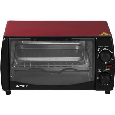 WOLTU Mini Four &eacute;lectrique  - 10L - 650W - Rouge - Multifonctionnel 