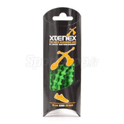 XTENEX  Special Running - Lacets autobloquant - Vert Fluo - 75 cm