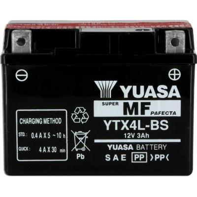 YUASA  Ytx4l-bs 3.2 Ah Battery 12v Argent&eacute;