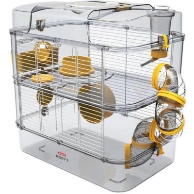 ZOLUX  - Cage pour petits rongeurs Rody 3 duo jaune banane