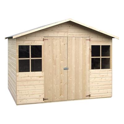 D&J Abri de jardin Lopun - Bois sapin - 12 mm - 4,86 m2 