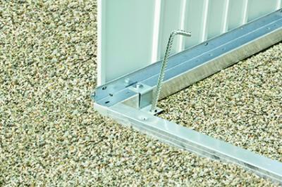 BIOHORT Cadre de sol  en aluminium pour abris de jardin type AvantGarde A1