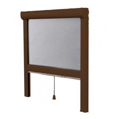 Store moustiquaire enroulable - Marron - 100x160cm 