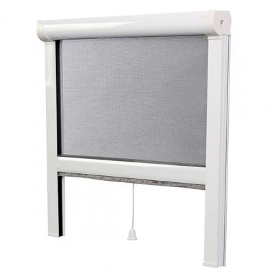 Store moustiquaire enroulable - Blanc - 150x160cm 