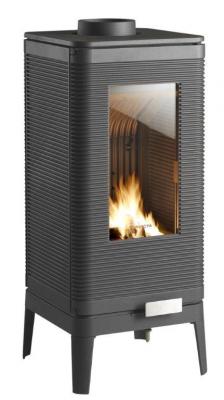 INVICTA Po&ecirc;le &agrave; bois en fonte  Iwaki 7kW 85m&sup2;