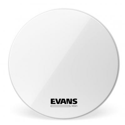 EVANS  Peau de grosse caisse de fanfare blanche  MX1, 26 pouces