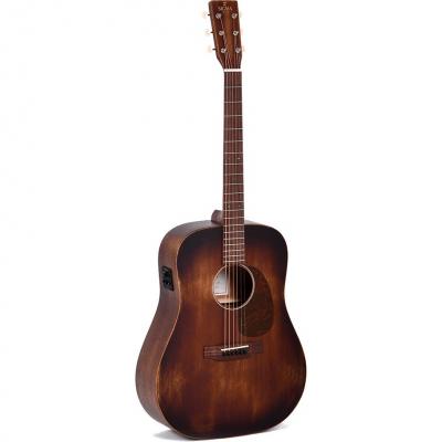 SIGMA GUITARS Guitars DM-15E Aged Distressed Satin guitare &eacute;lectro-acoustique folk