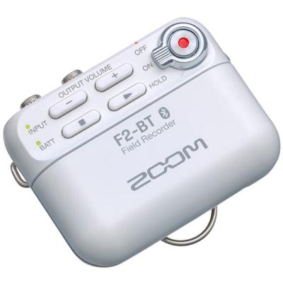 ZOOM  Enregistreur F2 Bluetooth 32Bit avec Microphone Lavalier (Blanc)