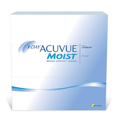 JOHNSON & JOHNSON 1 Day Acuvue Moist (90&nbsp;lentilles) 