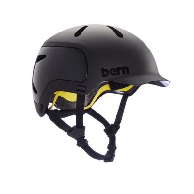 BERN Casque v&eacute;lo  Casque Adulte Watts 2.0 Matte Black - Small