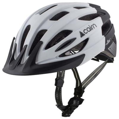 CAIRN Casque de v&eacute;lo  Fusion Taille L Blanc et Noir
