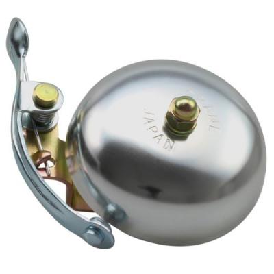 CRANE Bell Co. Suzu Sonnette de v&eacute;lo Mixte Adulte, Argent, &Oslash; 55 mm