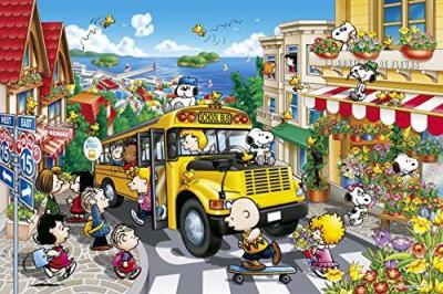 EPOCH D ENFANCE 1000 piece jigsaw puzzle PEANUTS happy school bus (50x75cm) 
