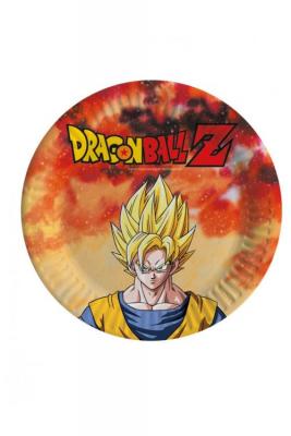 GENERIQUE Comogiochi- Licenze Assiette 18 cm Dragon Ball Z, 5CG82006, Multicolore, Taglia Unica