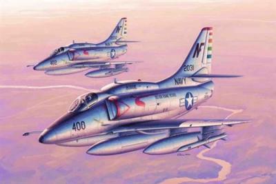  Maquette avion Trumpeter A-4F "SKY HAWK"- 1/32 - Maquette d'avion