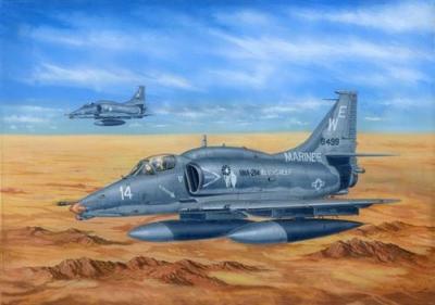  Maquette avion Hobby Boss Douglas A-4M Skyhawk- 1/48 - Maquette d'avi