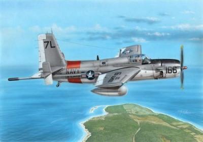  Maquette avion Special Hobby Grumman AF-3S Guardian During the 1950s,