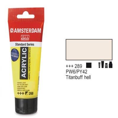 ROYAL TALENS Amsterdam Acrylique Amsterdam 120 Ml - Buff Titane Clair