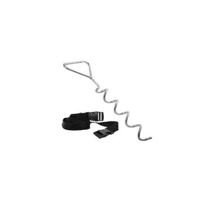 HUDORA  Lot de pieux en spirale, Support