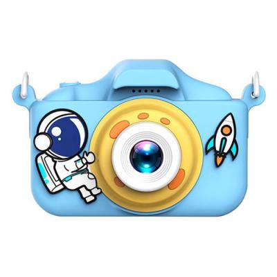 AVIZAR Appareil photo num&eacute;rique pour enfant double objectif astro qualit&eacute; hd bleu AVJ-TK406 