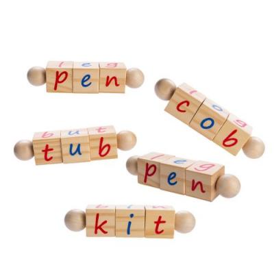 GENERIQUE Apprentissage En Bois Puzzle Lettre D'Enseignement D'&Eacute;ducation Des Blocs De Construction Pour Enfants Jouets MK3148 