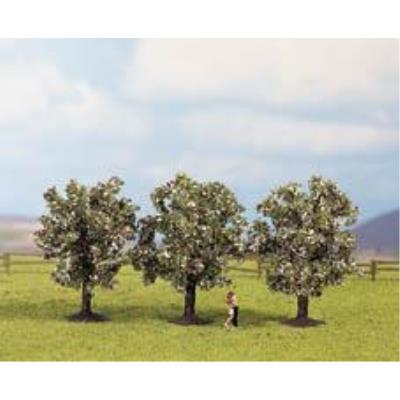 NOCH - Arbres Fruitiers Fleuris-Rose-8 Cm-3 Pi&egrave;ces, 25112