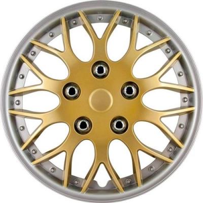 AUTOSTYLE  enjoliveurs Missouri 14 pouces ABS or / argent lot de 4