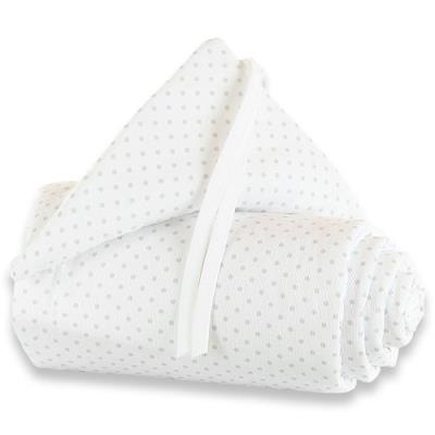 BABYBAY  Tour de lit cododo Original pois, gris nacr&eacute; 144x25 cm 
