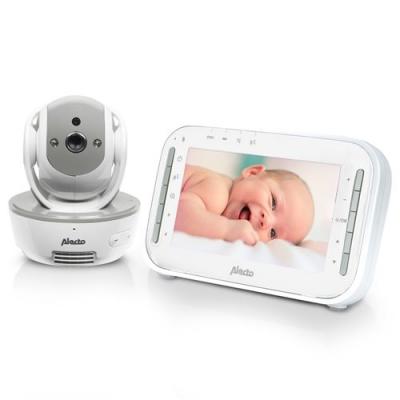  Babyphone avec cam&eacute;ra et &eacute;cran couleur 4.3 DVM-200GS Blanc-Gris