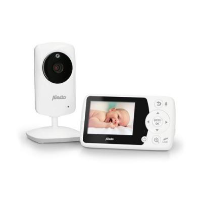  Alecto BO64 - Babyphone avec cam&eacute;ra et &eacute;cran couleur 2.4, blanc