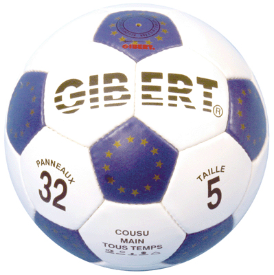  Ballon foot cuir 32 panneaux taille 5