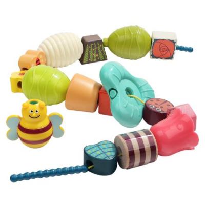 GENERIQUE Blocs de Construction Perl&eacute;e Puzzle Jouets &Eacute;ducatifs pour Enfants en Bois pour Enfants Multicolore WEN205 