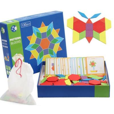 GENERIQUE Blocs De Motif De Forme G&eacute;om&eacute;trique En Bois Puzzle Box Toys D&eacute;fi Qi Creative Kids MK2622 