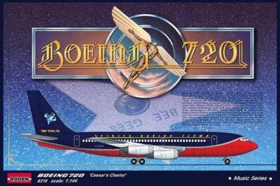  Boeing 720 caesar's Chariot - 1:144e - Roden
